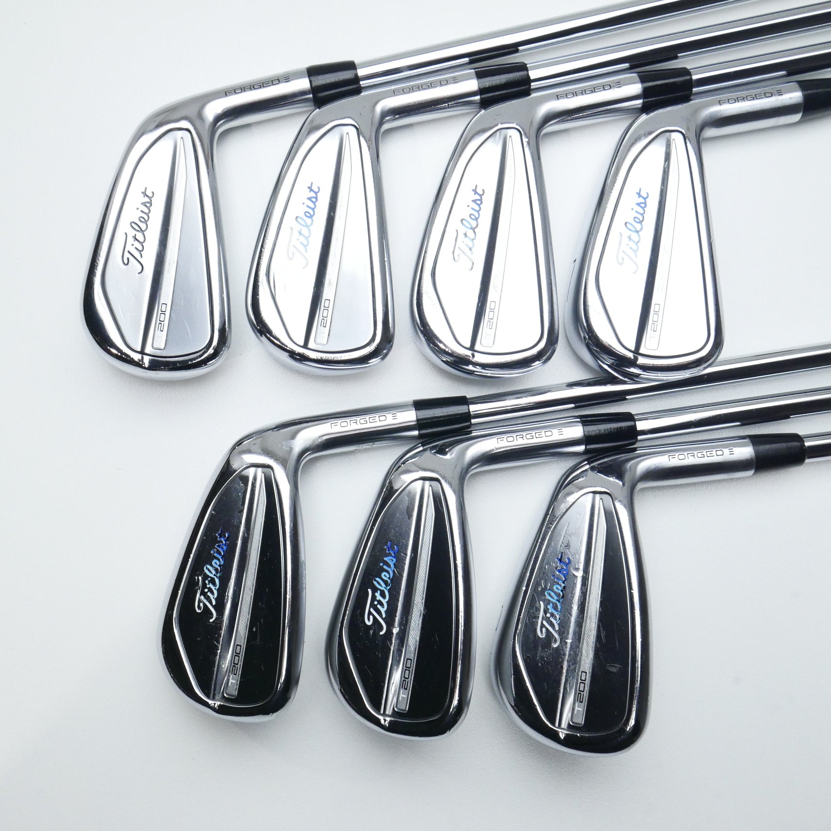 Used Titleist T200 2023 Iron Set / 4 - PW / Stiff Flex