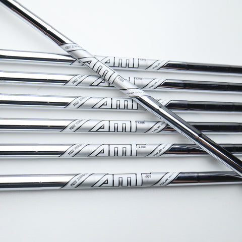 Used Titleist T200 2023 Iron Set / 5 - PW + 48° / Stiff Flex