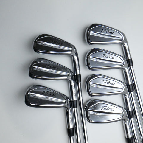 Used Titleist T200 2023 Iron Set / 5 - PW + 48° / Stiff Flex