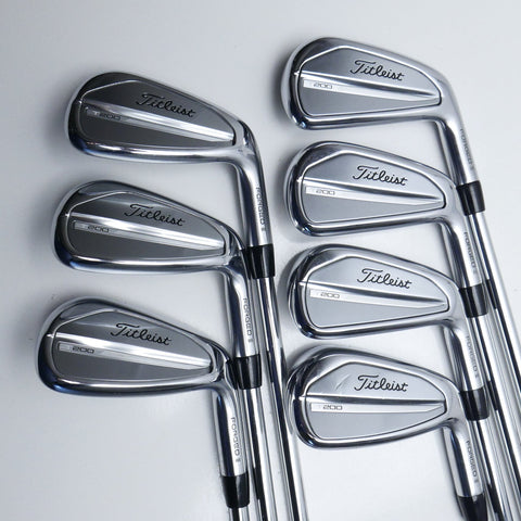 Used Titleist T200 2023 Iron Set / 5 - PW + 48° / Stiff Flex