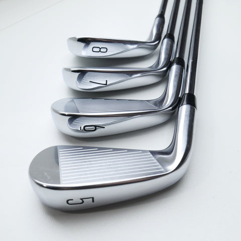 Used Titleist T200 2023 Iron Set / 5 - PW + 48° / Stiff Flex