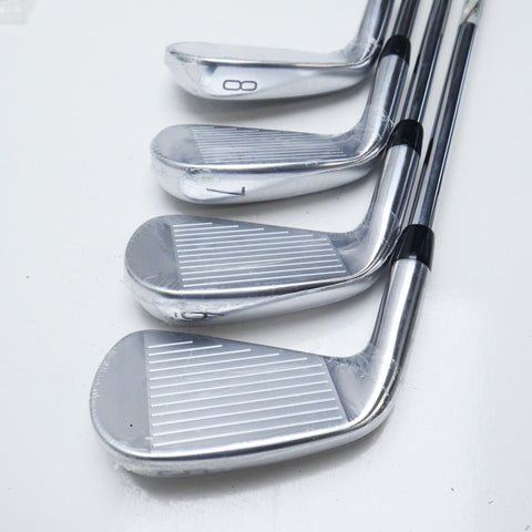 Used Titleist T200 2023 Iron Set / 5 - PW + 48° / Stiff Flex