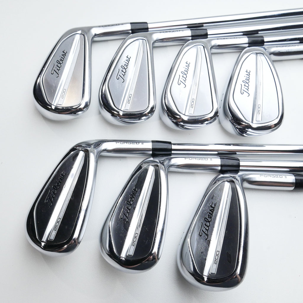 Used Titleist T200 2023 Iron Set / 5 - PW + 48° / Stiff Flex