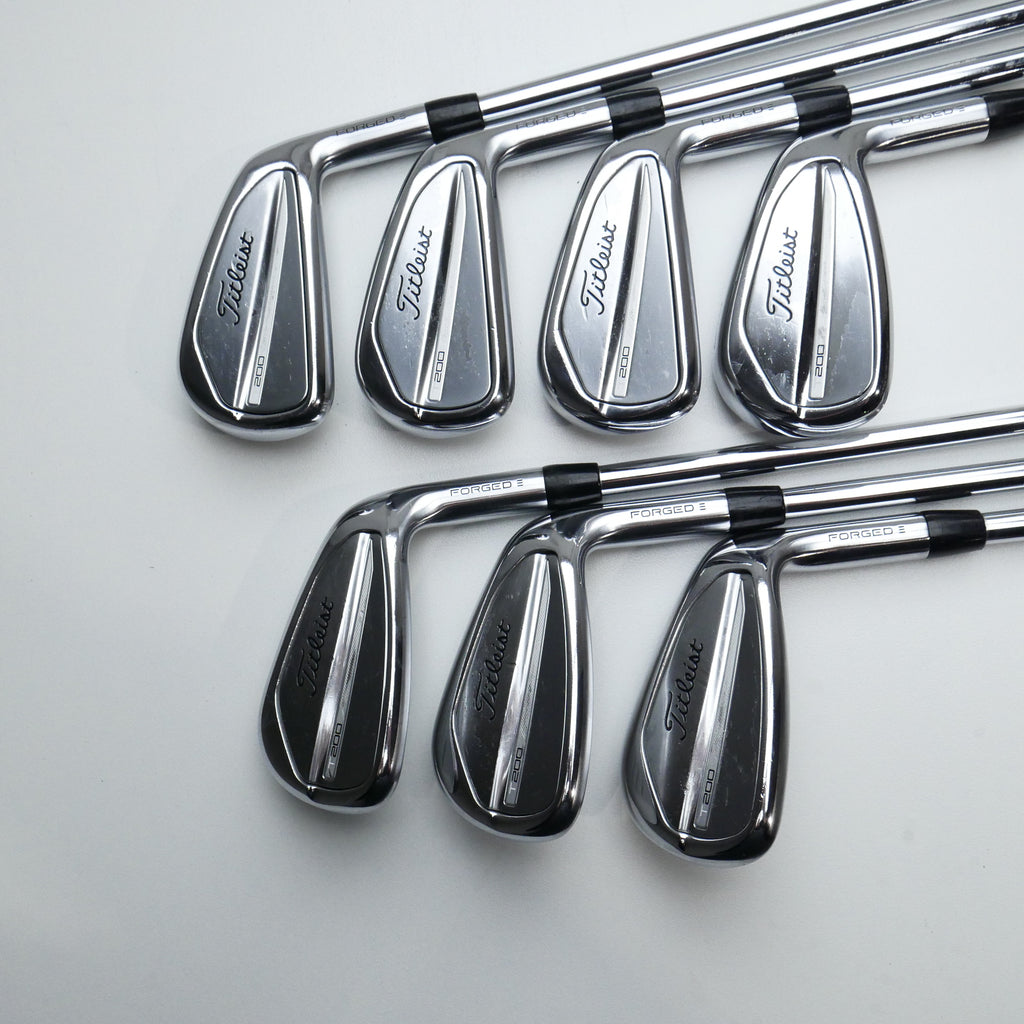 Used Titleist T200 2023 Iron Set / 5 - PW + 48° / Stiff Flex