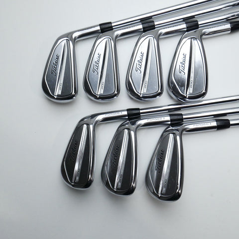 Used Titleist T200 2023 Iron Set / 5 - PW + 48° / Stiff Flex