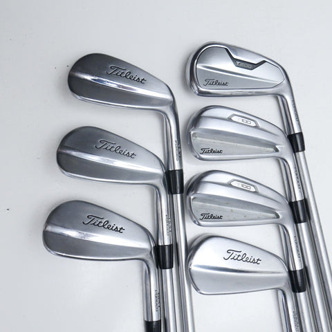 Used Titleist T200 '21 & T100 '21 & 620 MB Iron Set / 4 - PW / X-Stiff Flex