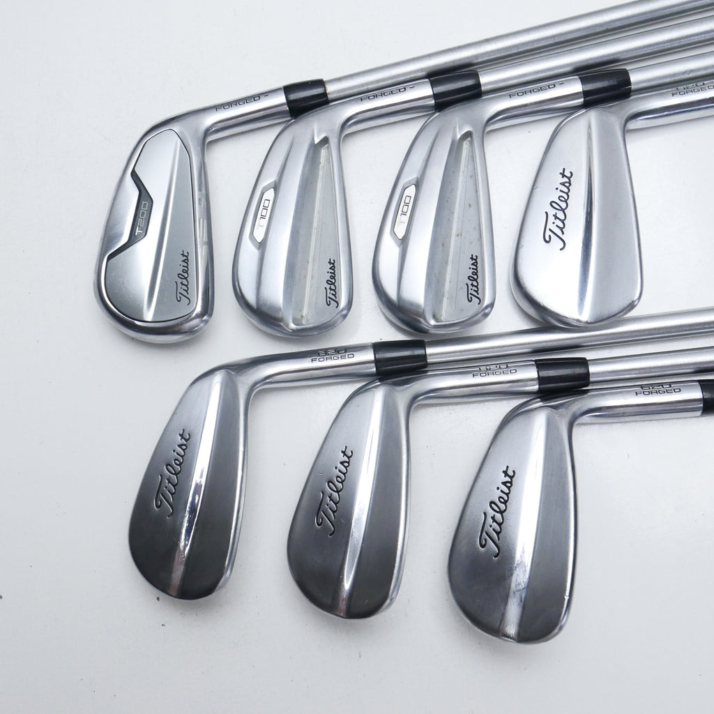 Used Titleist T200 '21 & T100 '21 & 620 MB Iron Set / 4 - PW / X-Stiff Flex