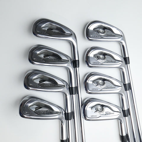 Used Titleist T200 Iron Set / 4 - PW + 48° / Stiff Flex