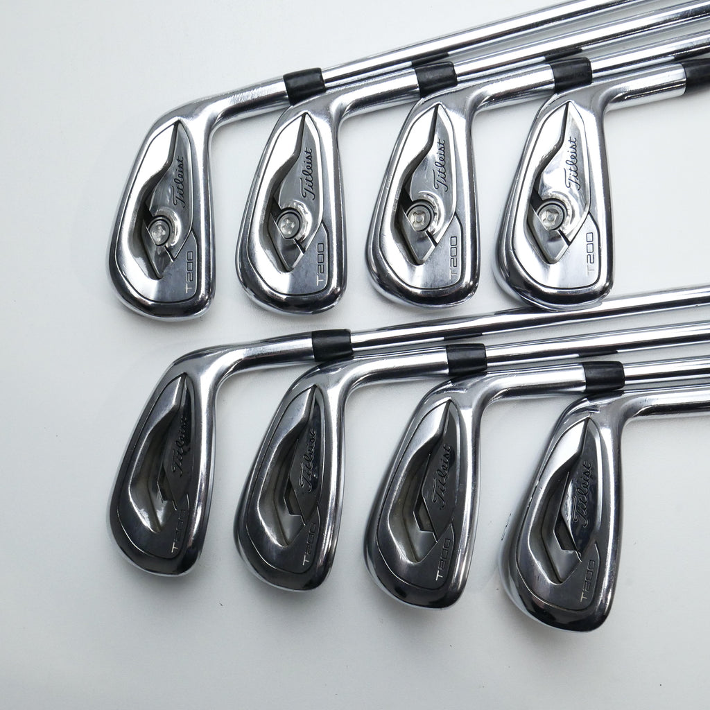 Used Titleist T200 Iron Set / 4 - PW + 48° / Stiff Flex