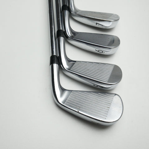 Used Titleist T200 Iron Set / 4 - PW / Stiff Flex / Left-Handed