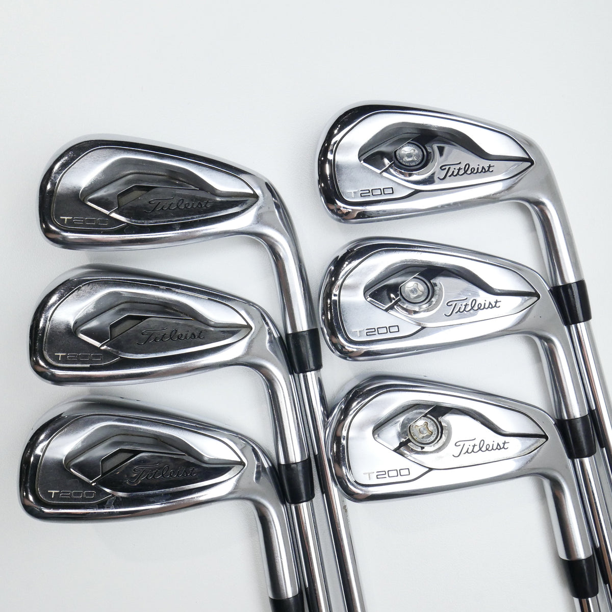 Used Titleist T200 Iron Set / 5 - PW / Regular Flex