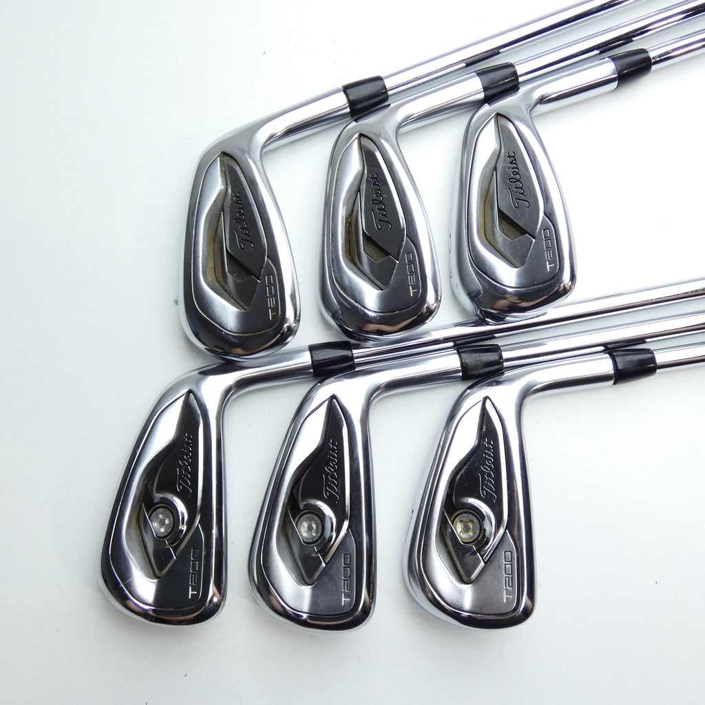 Used Titleist T200 Iron Set / 5 - PW / Regular Flex