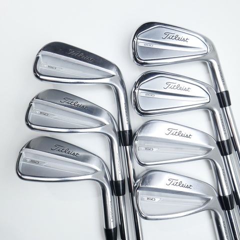Used Titleist T200 & T150 2023 Iron Set / 5 - PW + 48° / Stiff Flex