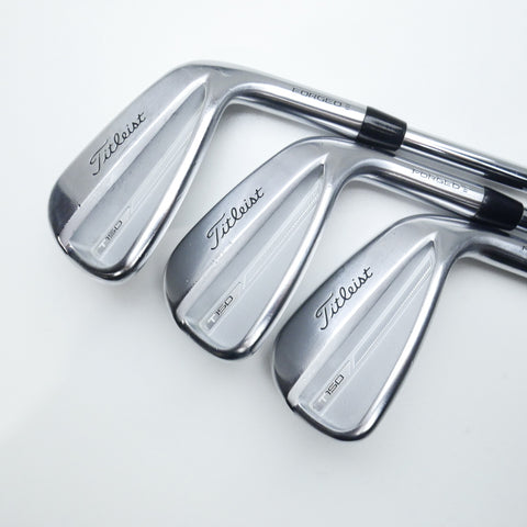 Used Titleist T200 & T150 2023 Iron Set / 5 - PW + 48° / Stiff Flex