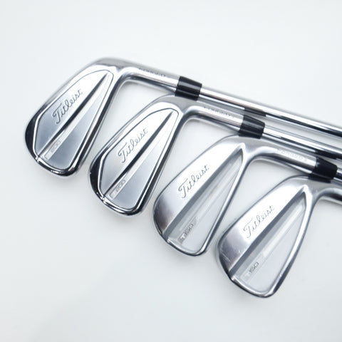 Used Titleist T200 & T150 2023 Iron Set / 5 - PW + 48° / Stiff Flex