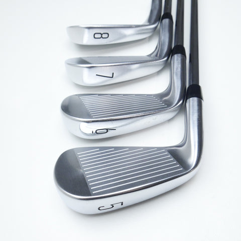 Used Titleist T200 & T150 2023 Iron Set / 5 - PW + 48° / Stiff Flex