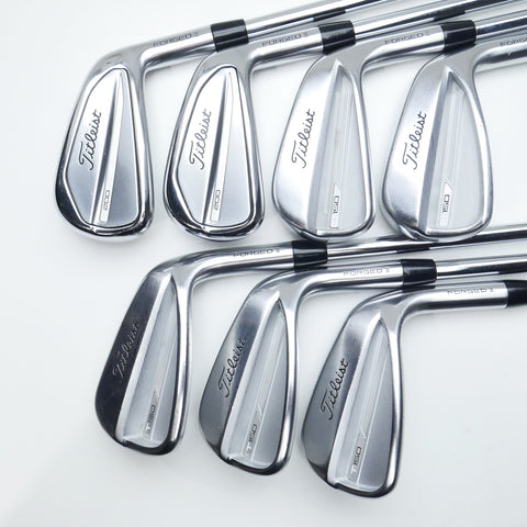 Used Titleist T200 & T150 2023 Iron Set / 5 - PW + 48° / Stiff Flex