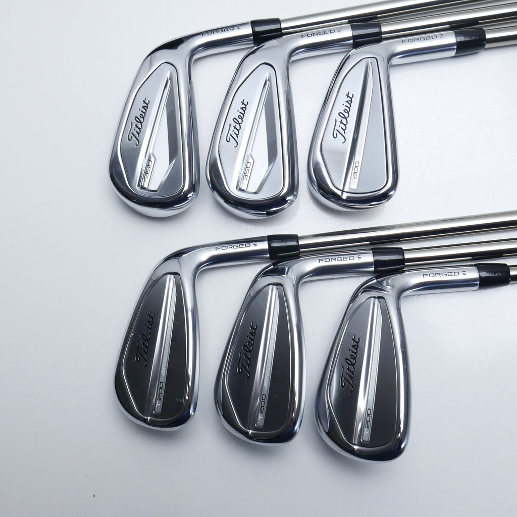 Used Titleist T200 & T350 2023 Combo Iron Set / 5 - PW / Stiff Flex