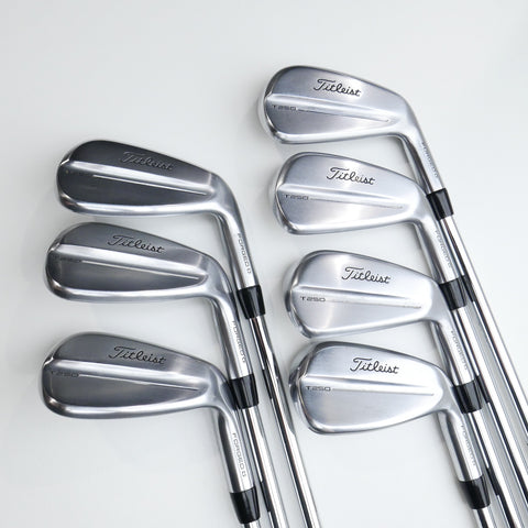 Used Titleist T250 2025 Iron Set / 5 - PW + 48° / Regular Flex