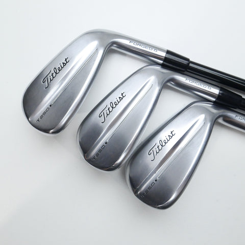Used Titleist T250 Launch Spec Iron Set / 5 - PW / Stiff Flex / Synyster 90