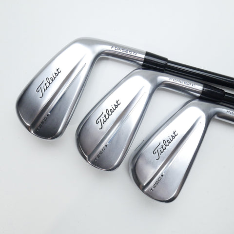 Used Titleist T250 Launch Spec Iron Set / 5 - PW / Stiff Flex / Synyster 90