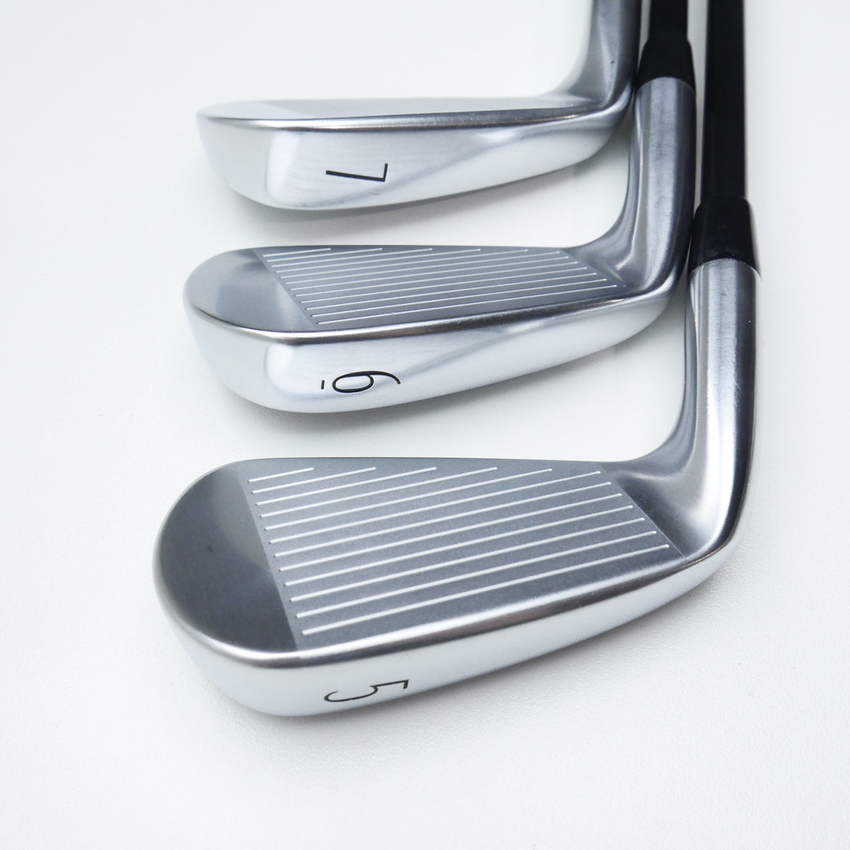 Used Titleist T250 Launch Spec Iron Set / 5 - PW / Stiff Flex / Synyster 90