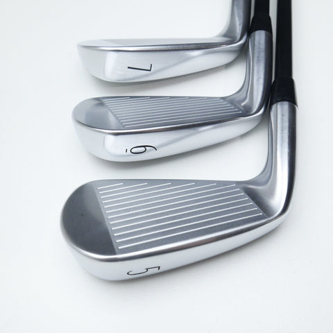 Used Titleist T250 Launch Spec Iron Set / 5 - PW / Stiff Flex / Synyster 90