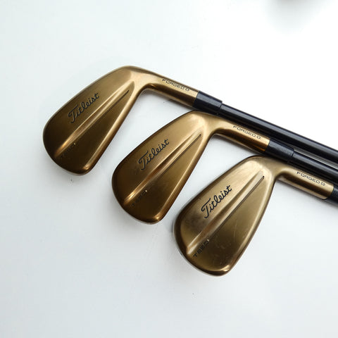Used Titleist T250 Oil Can Iron Set / 6 - PW + 48° / Stiff Flex