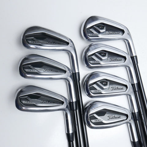 Used Titleist T300 2021 Iron Set / 5 - PW + 48° / A Flex