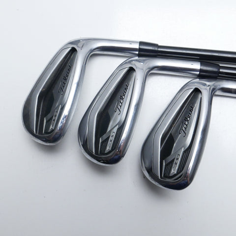 Used Titleist T300 2021 Iron Set / 5 - PW + 48° / A Flex