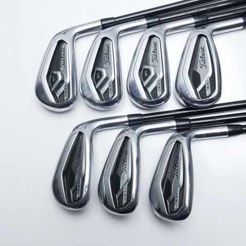 Used Titleist T300 2021 Iron Set / 5 - PW + 48° / A Flex