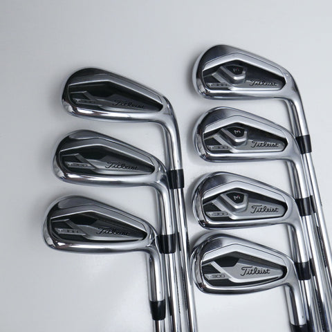 Used Titleist T300 2021 Iron Set / 5 - PW + 48° / Regular Flex