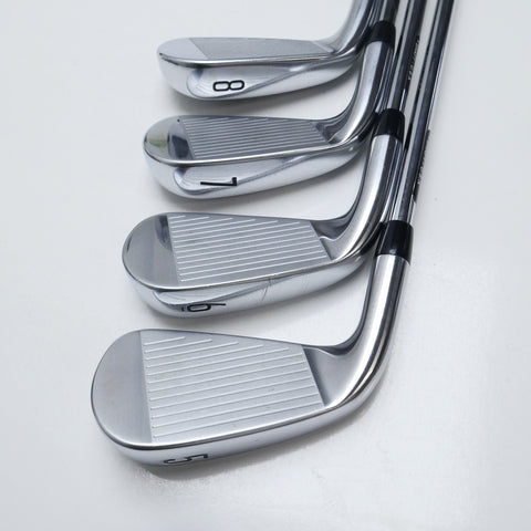Used Titleist T300 2021 Iron Set / 5 - PW + 48° / Regular Flex
