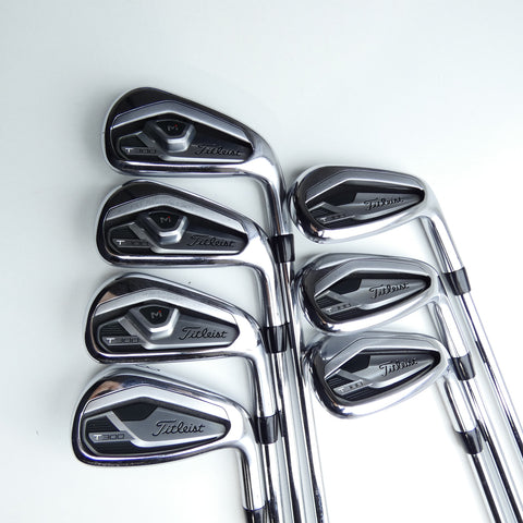 Used Titleist T300 2021 Iron Set / 5 - PW + 48° / Stiff Flex