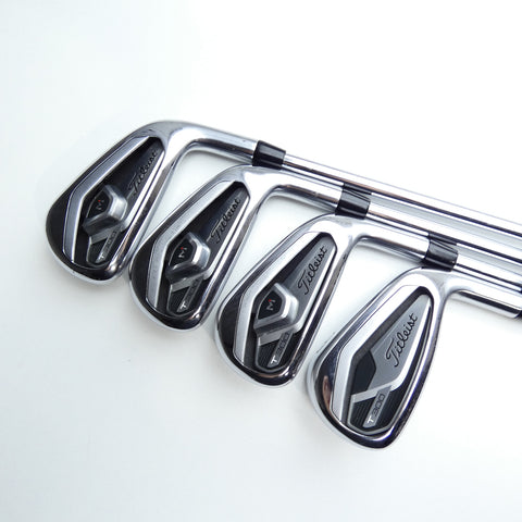Used Titleist T300 2021 Iron Set / 5 - PW + 48° / Stiff Flex