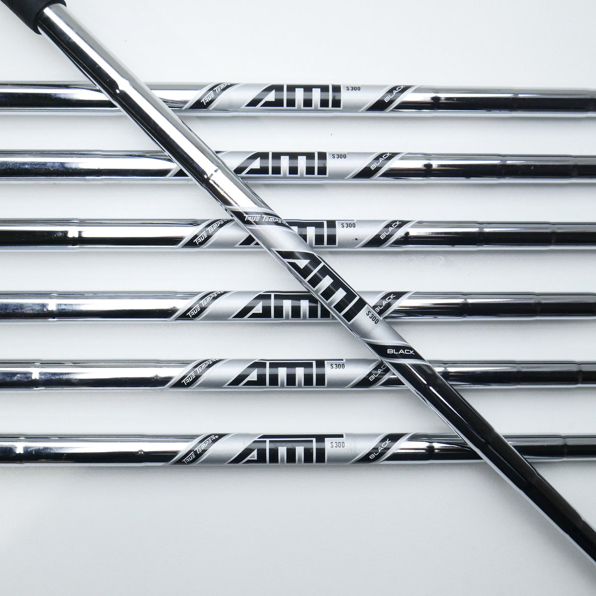 Used Titleist T300 2021 Iron Set / 5 - PW + AW / Stiff Flex