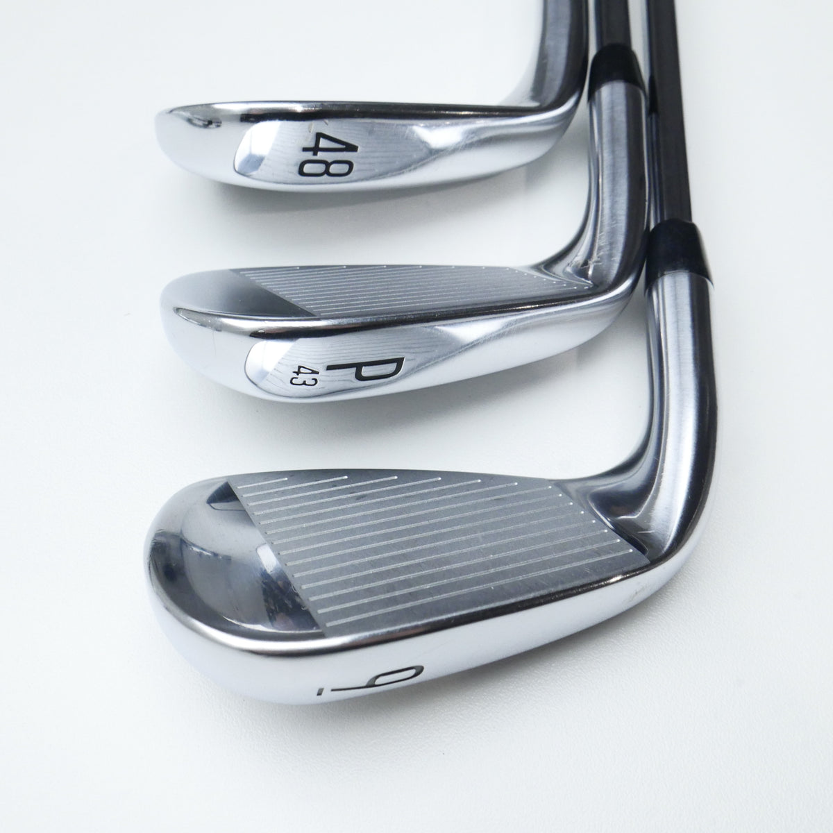 Used Titleist T300 2021 Iron Set / 5 - PW + AW / Stiff Flex