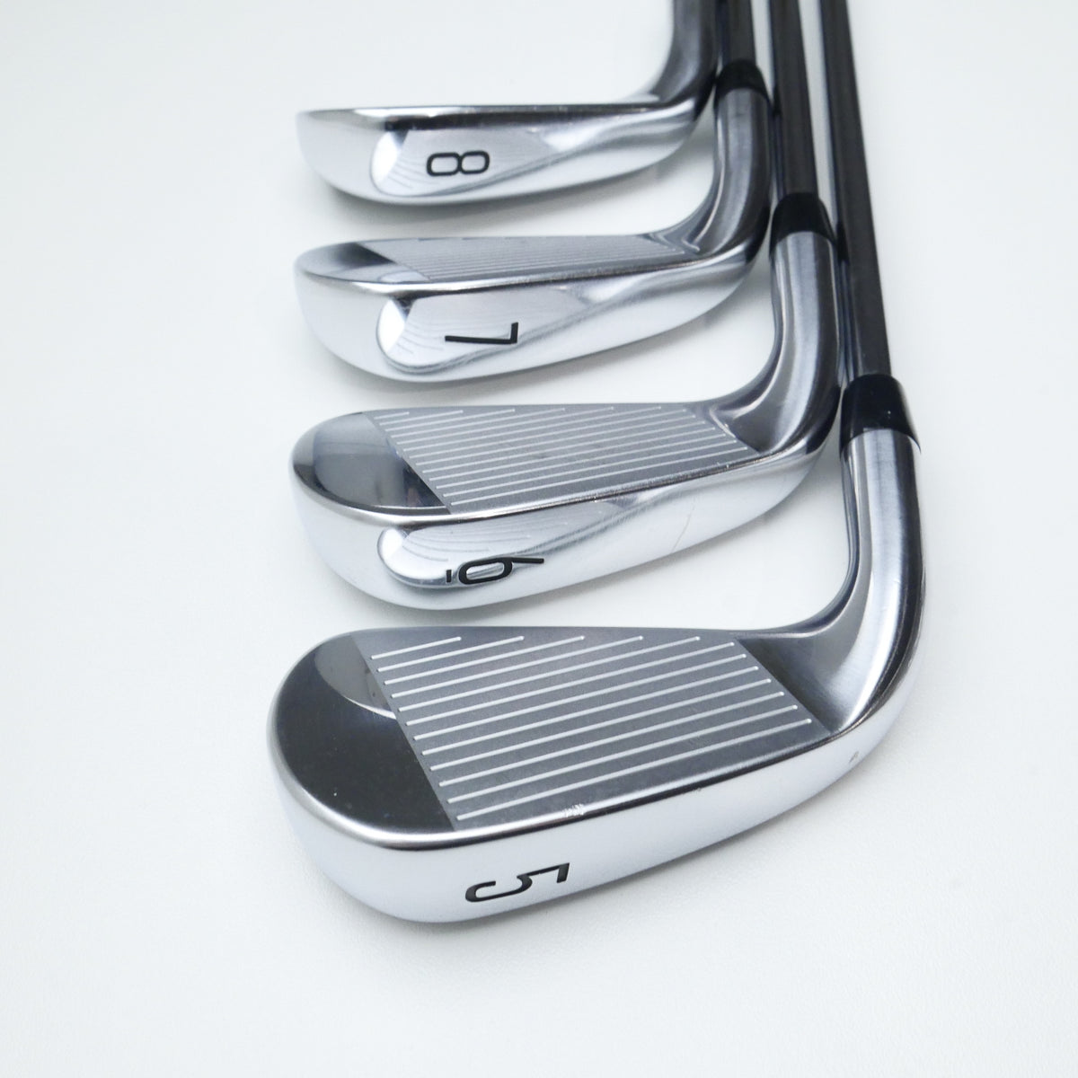Used Titleist T300 2021 Iron Set / 5 - PW + AW / Stiff Flex
