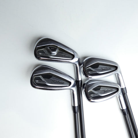 Used Titleist T300 2021 Iron Set / 7 - PW / A Flex