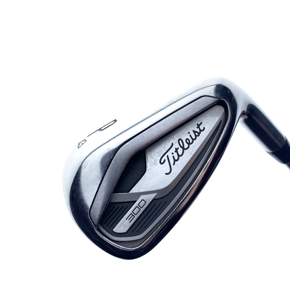Used Titleist T300 2021 PW Iron / 43.0 Degrees / Regular Flex