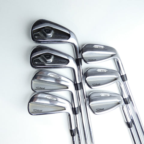 Used Titleist T300 2021 & T100 2021 Combo Iron Set / 4 - PW / Stiff Flex