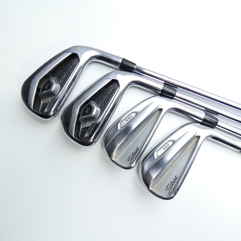 Used Titleist T300 2021 & T100 2021 Combo Iron Set / 4 - PW / Stiff Flex