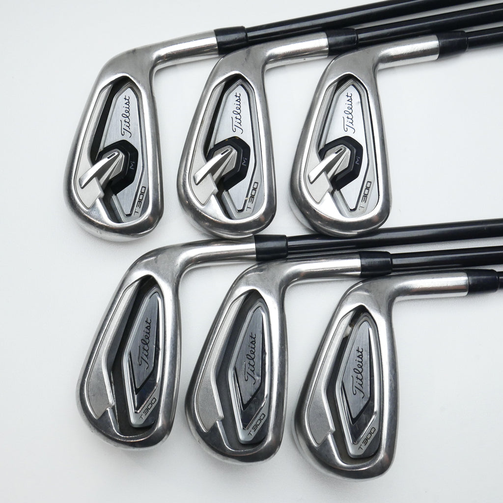 Used Titleist T300 Iron Set / 5 - PW / Regular Flex