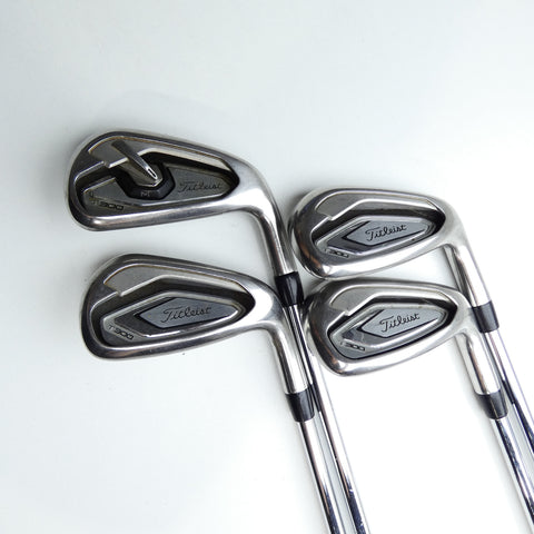 Used Titleist T300 Iron Set / 7 - PW / Stiff Flex