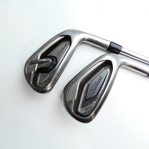 Used Titleist T300 Iron Set / 7 - PW / Stiff Flex