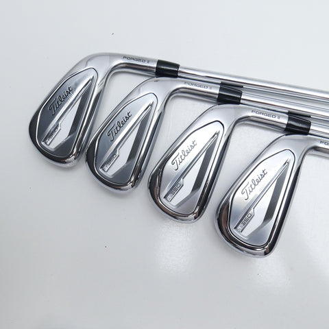 Used Titleist T350 2023 Iron Set / 4 - PW + 48° / Regular Flex