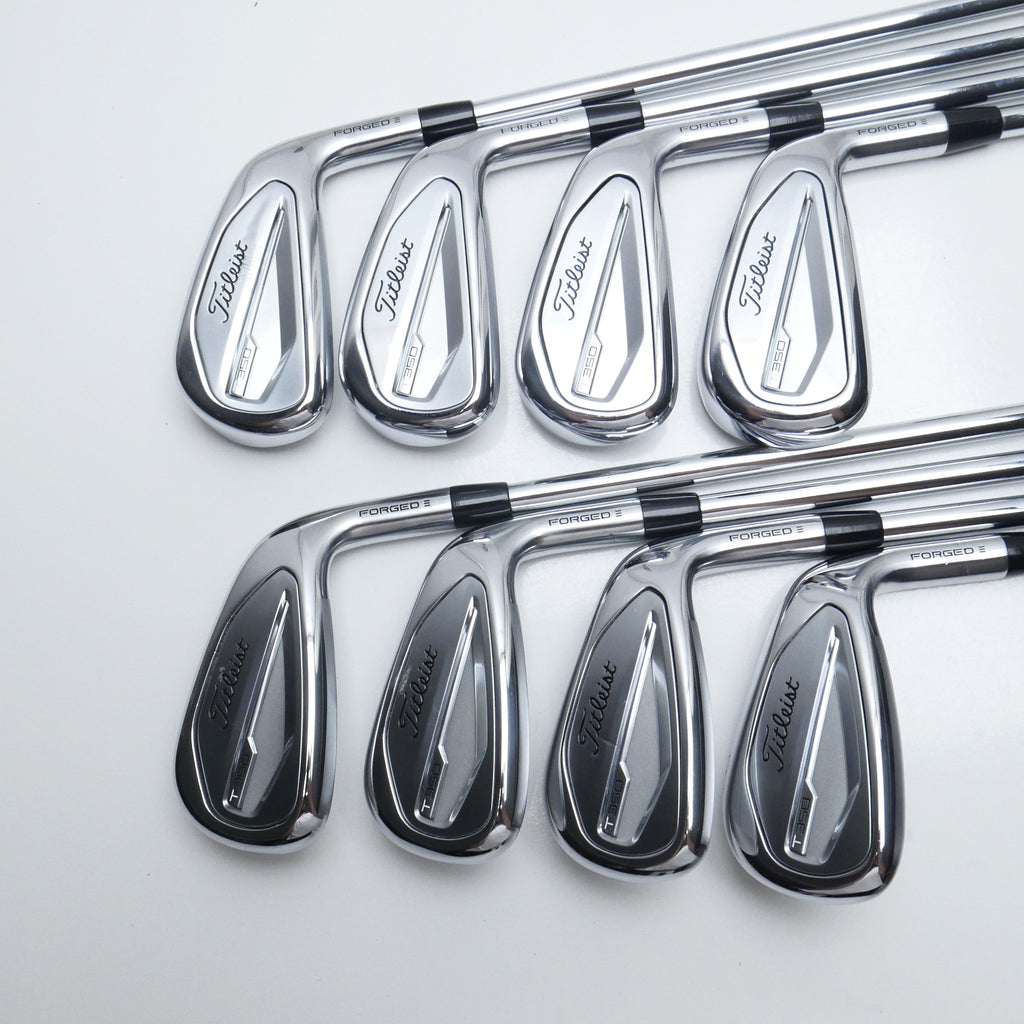 Used Titleist T350 2023 Iron Set / 4 - PW + 48° / Regular Flex