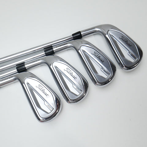 Used Titleist T350 2023 Iron Set / 4 - PW / Regular Flex / Left-Handed