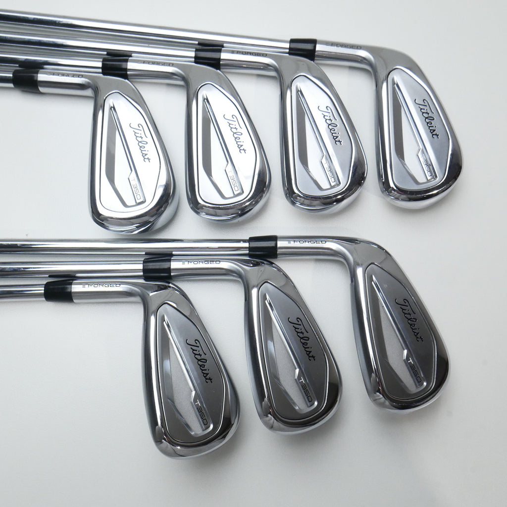 Used Titleist T350 2023 Iron Set / 4 - PW / Regular Flex / Left-Handed