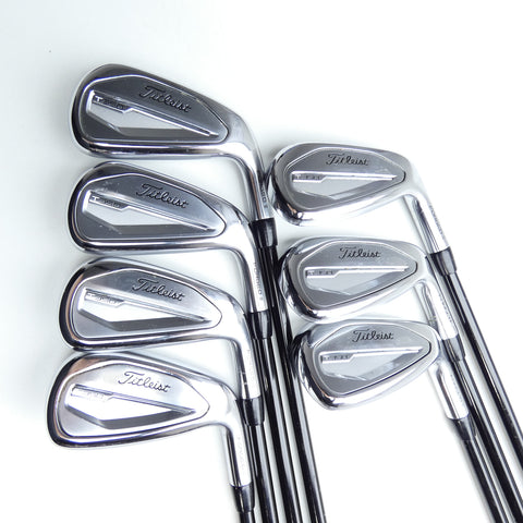 Used Titleist T350 2023 Iron Set / 5 - PW + 48° / Regular Flex